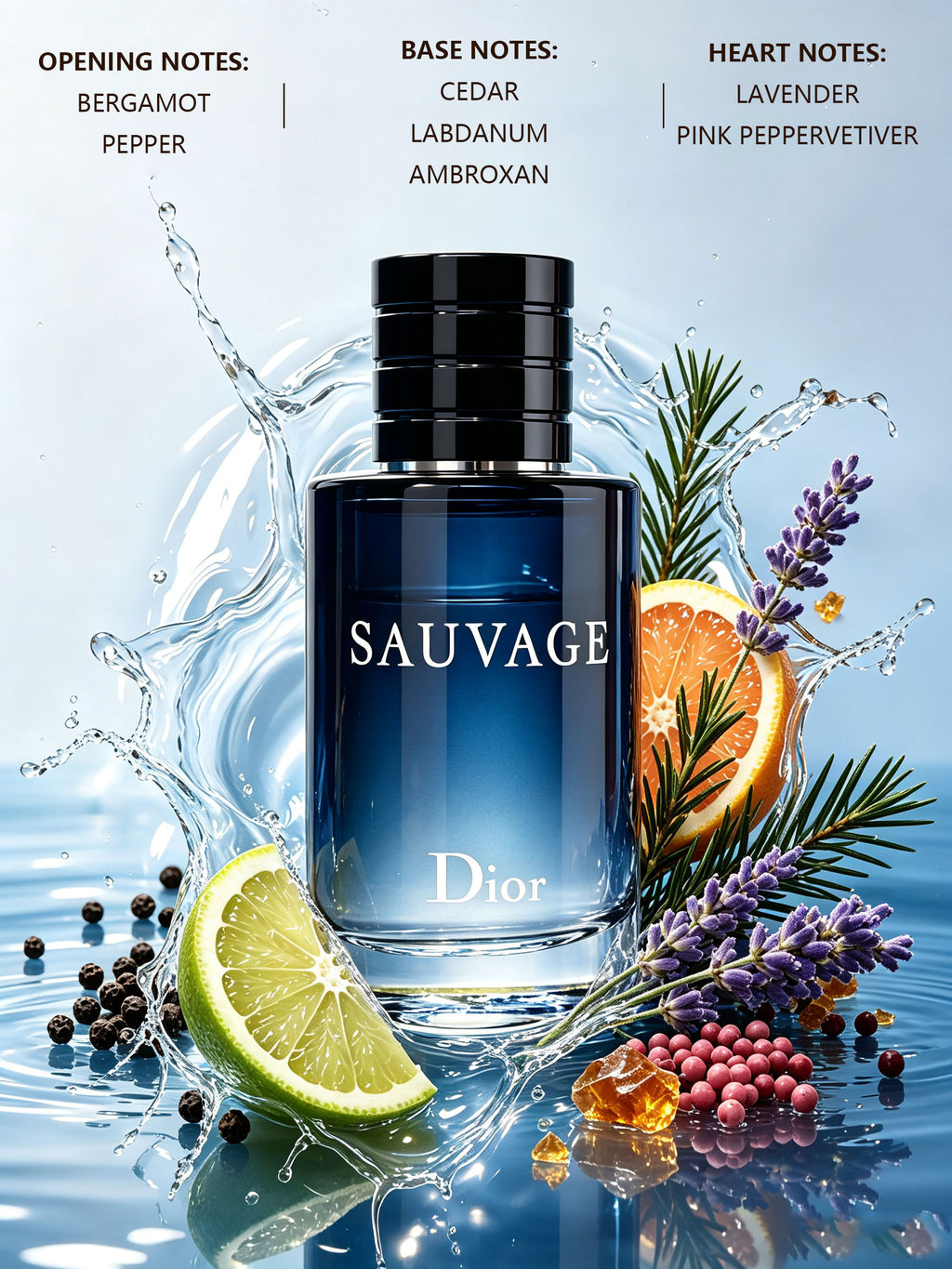 Dior Sauvage Eau de Toilette Spray 100 ml / 3.4 FL.OZ