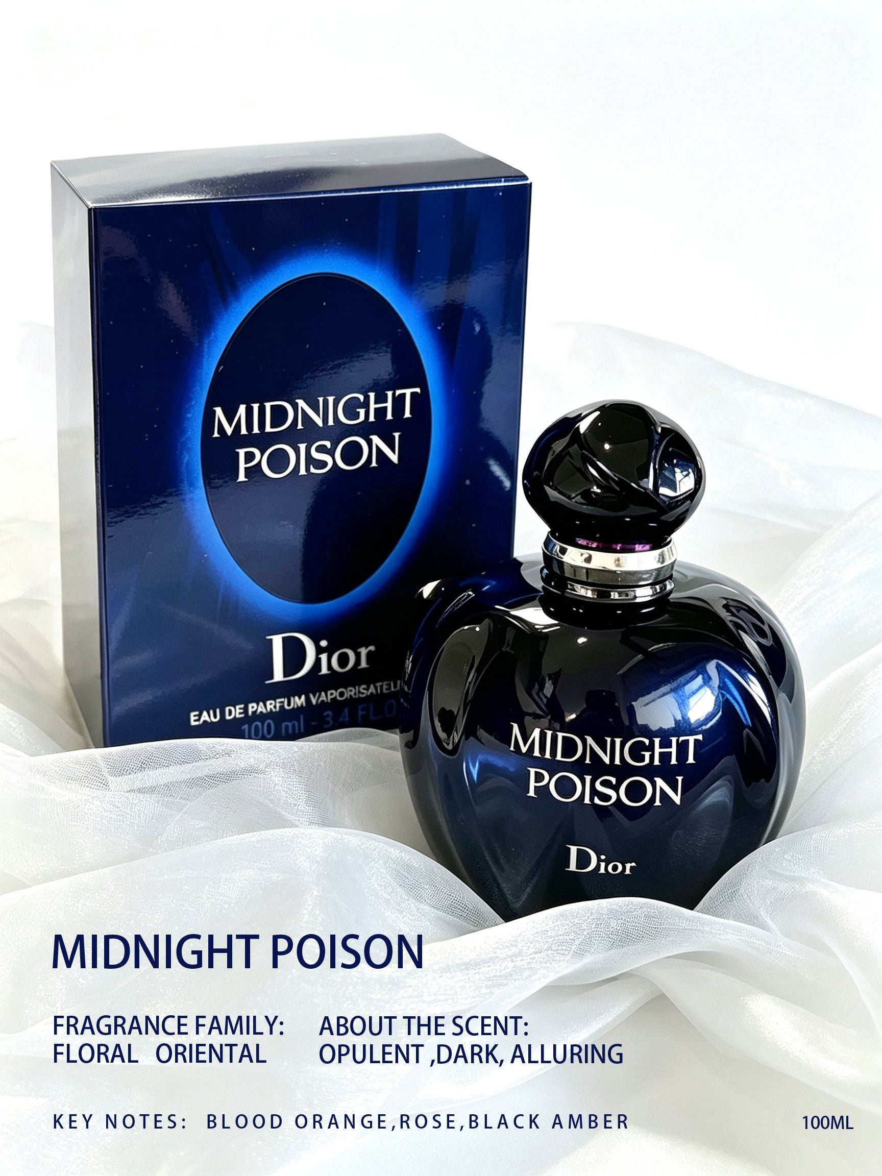 Dior Midnight Poison Eau de Parfum Spray 100 ml / 3.4 FL.OZ